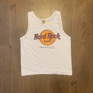 Hard Rock Cafe graphic tank top